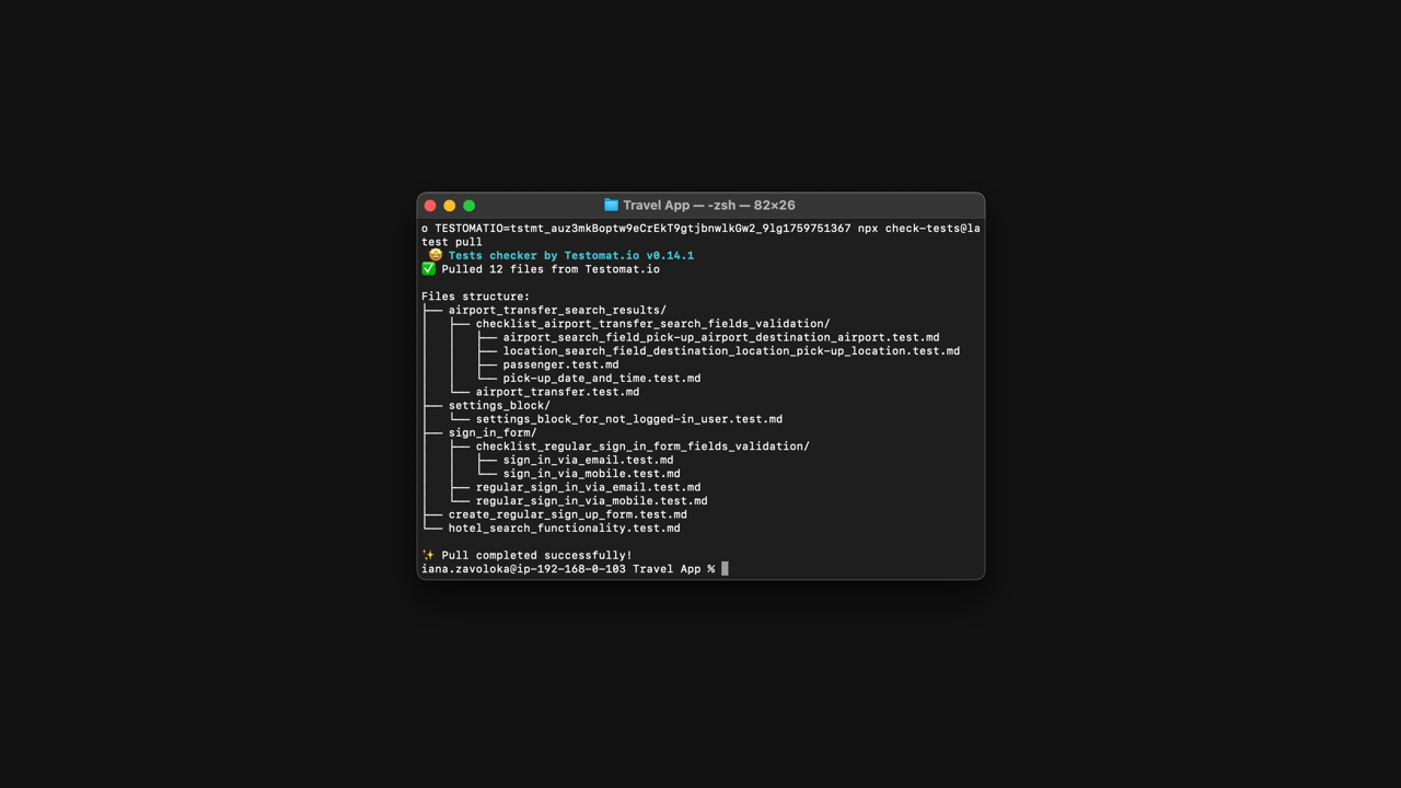 Testomatio - Export to markdown